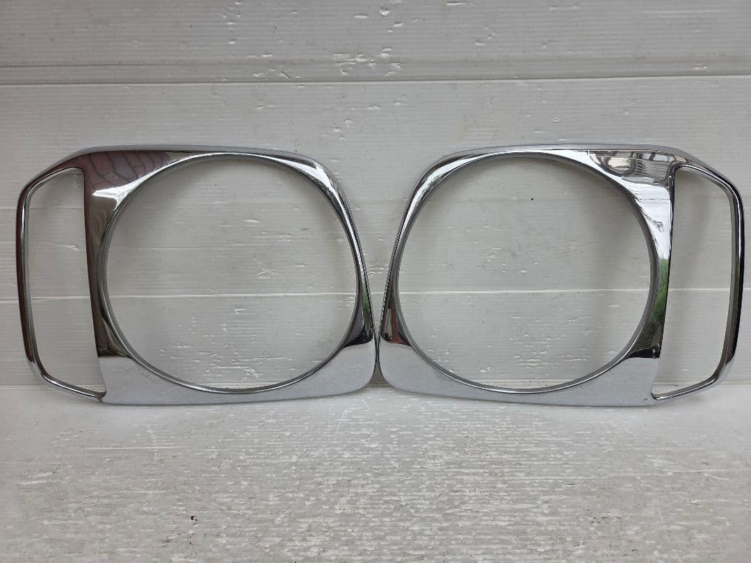 JB23 ジムニー 純正OP メッキ ヘッドライトカバー