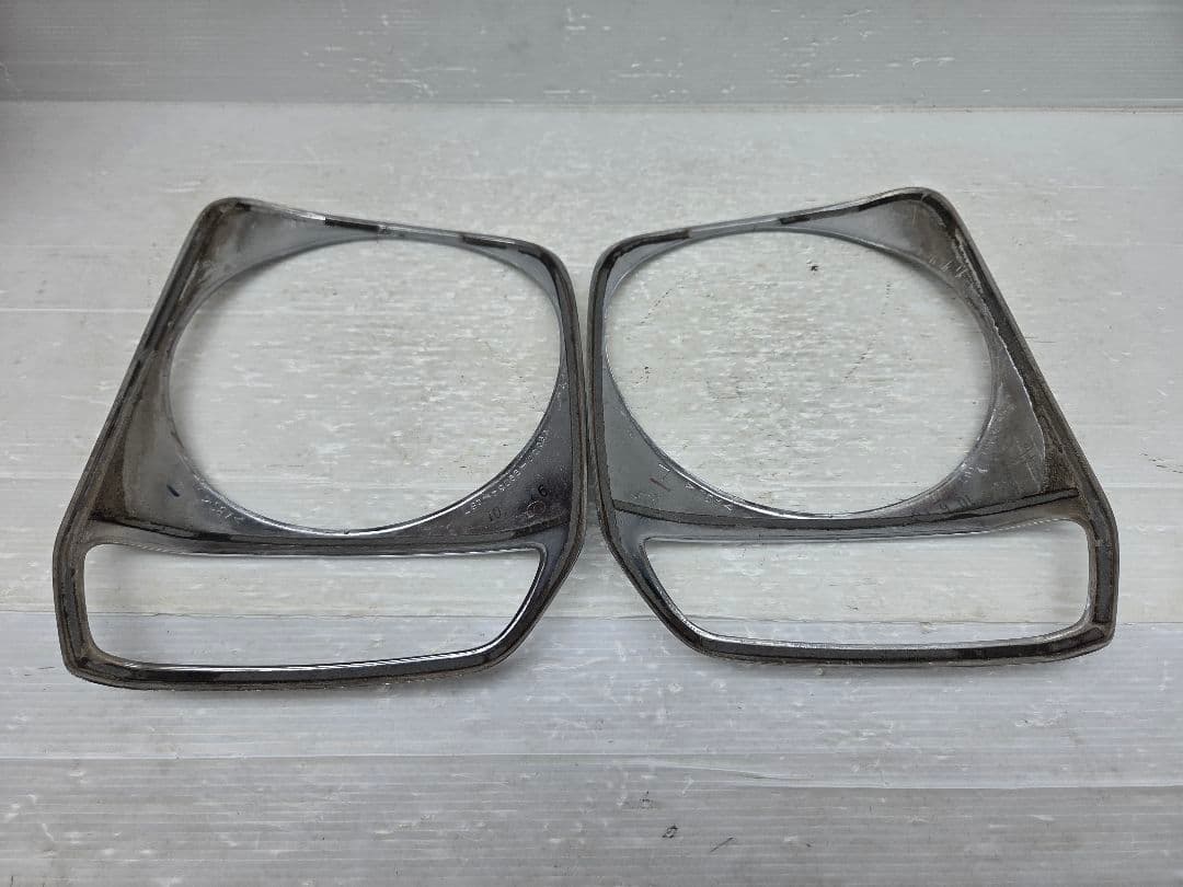 JB23 ジムニー 純正OP メッキ ヘッドライトカバー