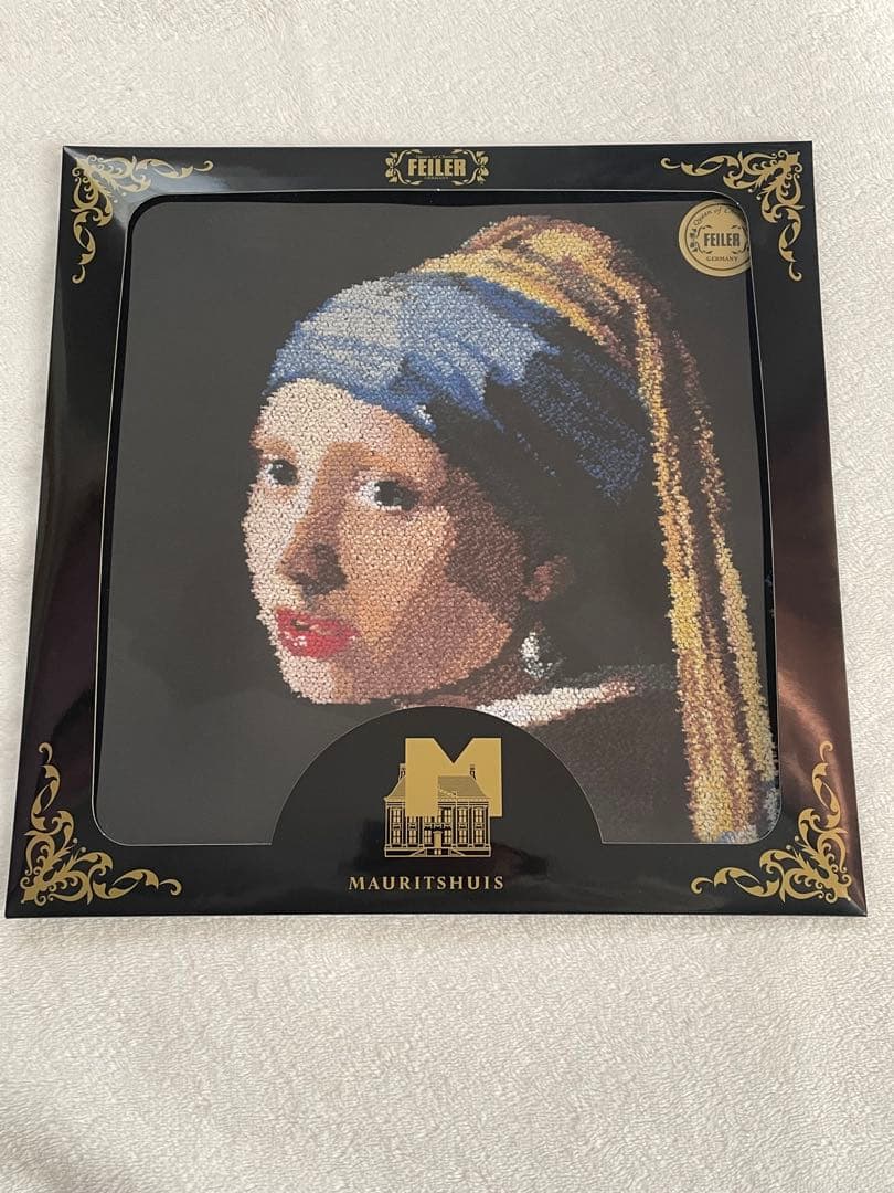 か*な様 未使用　FEILER フェルメール　真珠の耳飾りの少女　フェイラー　希