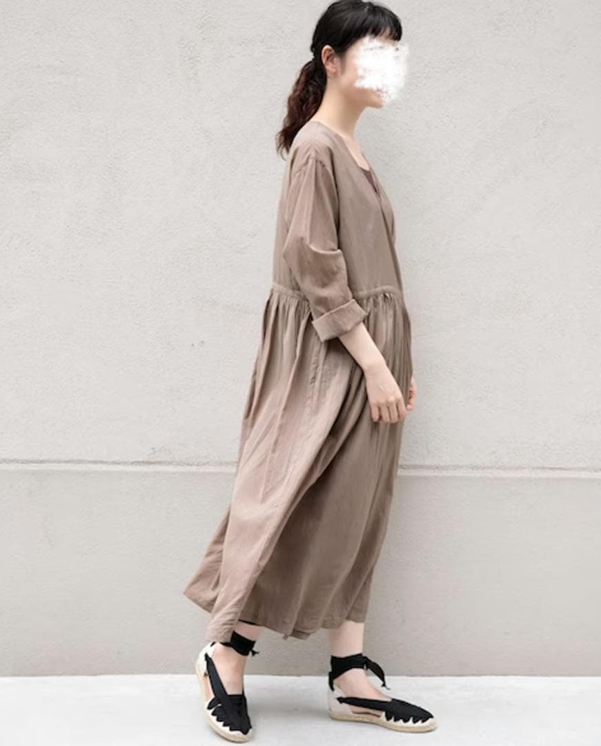 かぐれ ラップギャザーワンピース カシュクール