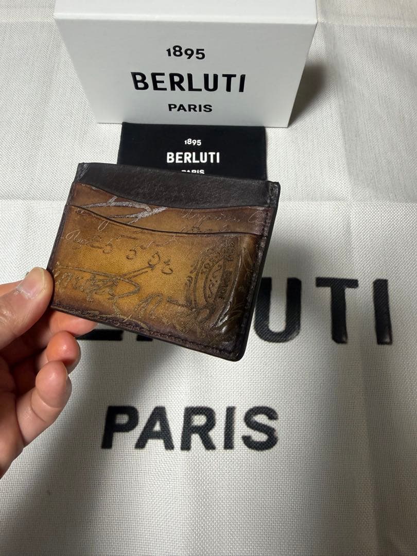 Berluti 名刺入れ カードケース スクリット ヴェネチアレザー 極美品