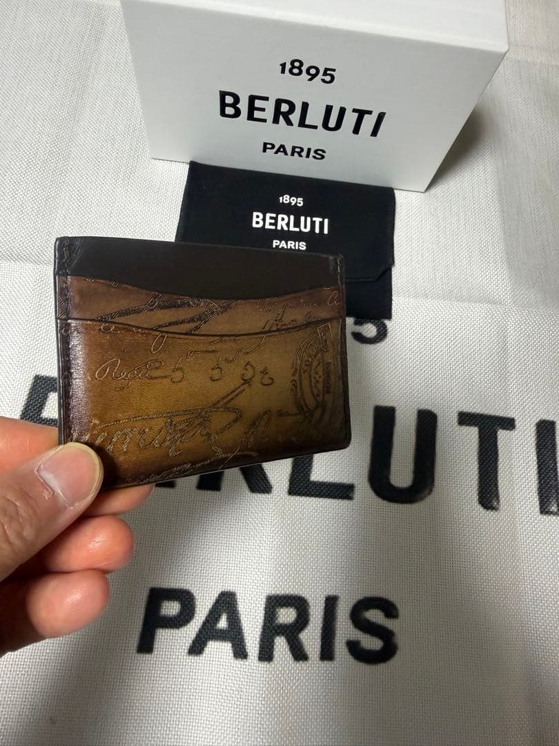 Berluti 名刺入れ カードケース スクリット ヴェネチアレザー 極美品