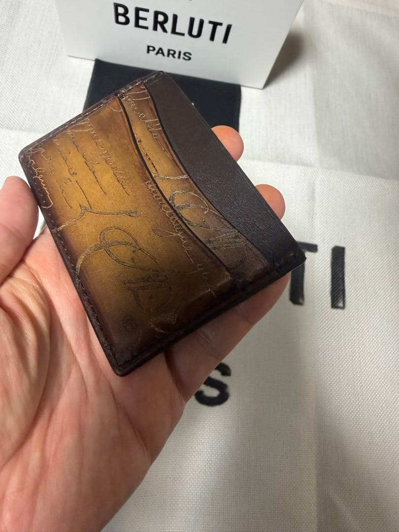 Berluti 名刺入れ カードケース スクリット ヴェネチアレザー 極美品