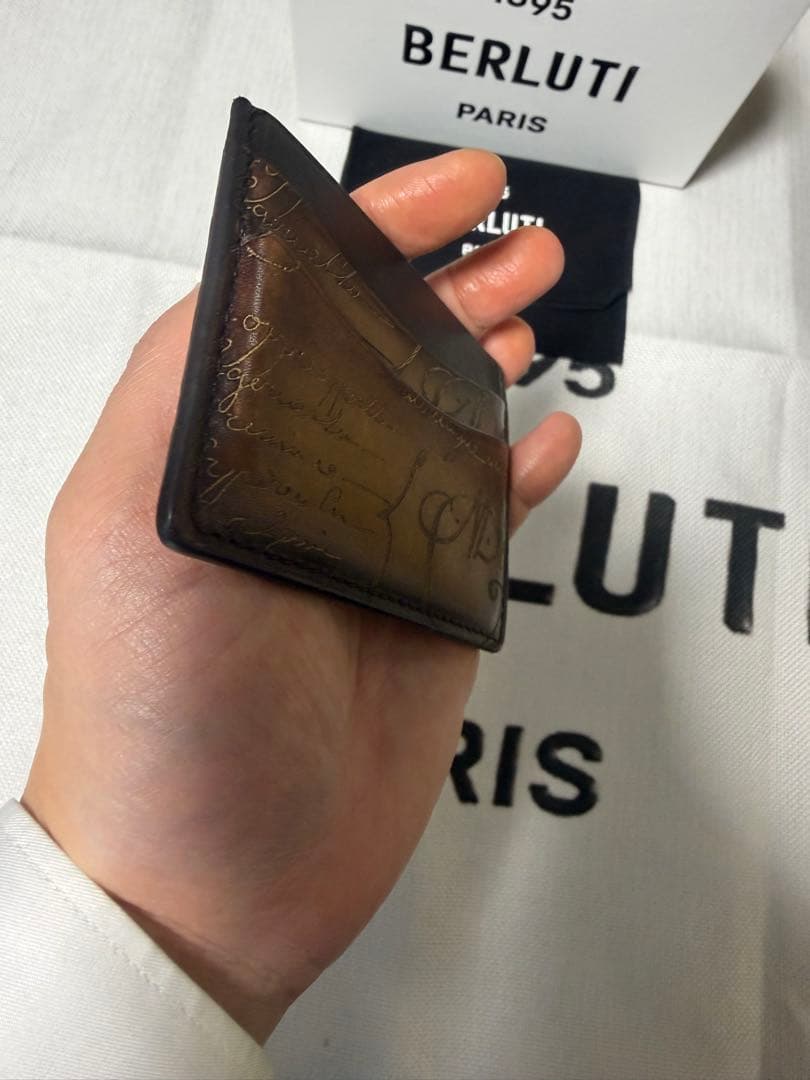Berluti 名刺入れ カードケース スクリット ヴェネチアレザー 極美品