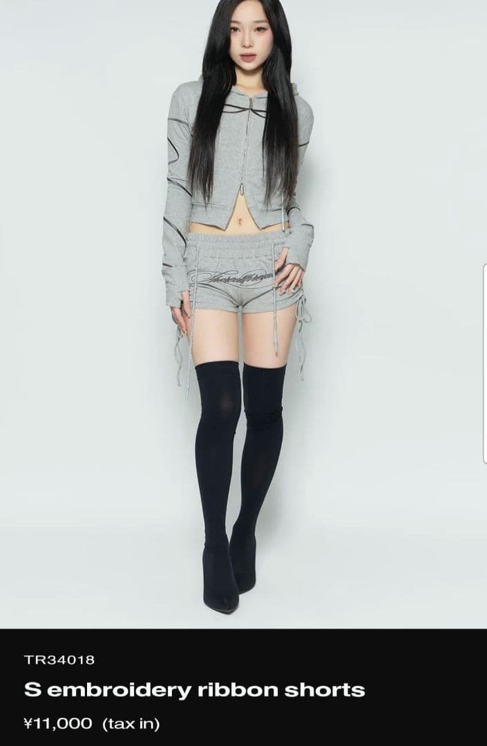 J♡様　THEREDTHREAD ♥S embroidery shorts