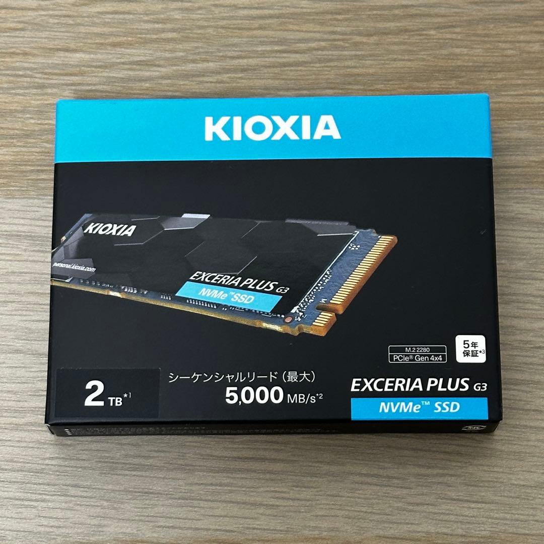 新品未開封✨ KIOXIA EXCERIA PLUS 2TB NVMe SSD