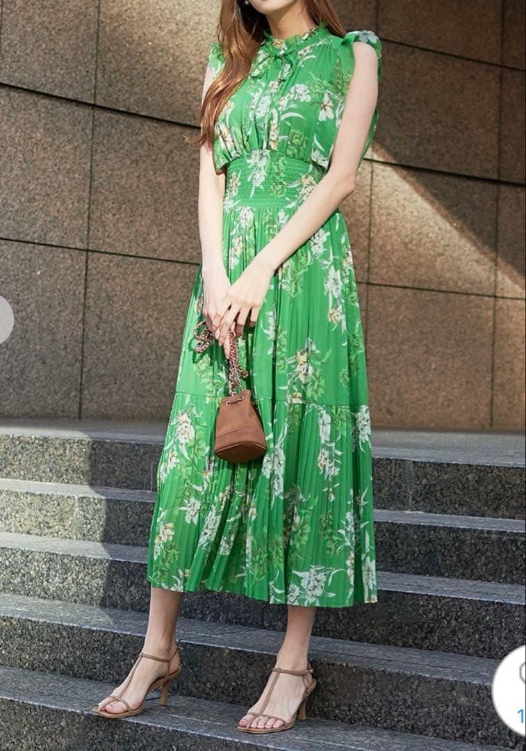 【未使用タグ付き】SNIDEL Sustainable20周年プリントワンピース