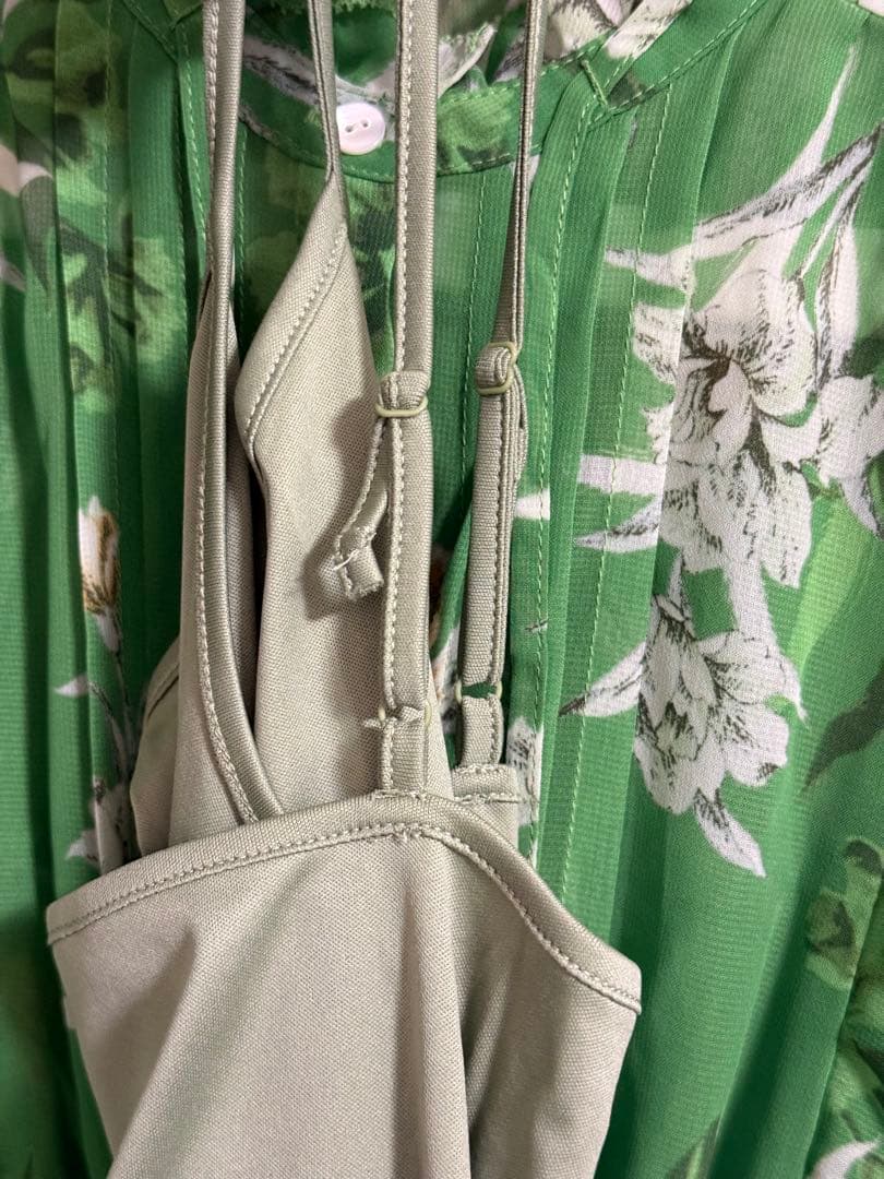 【未使用タグ付き】SNIDEL Sustainable20周年プリントワンピース