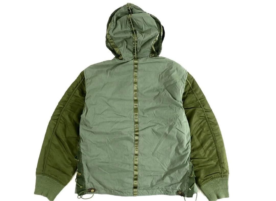 DIESEL ディーゼル ミリタリージャケット定価6.3万 オリーブL