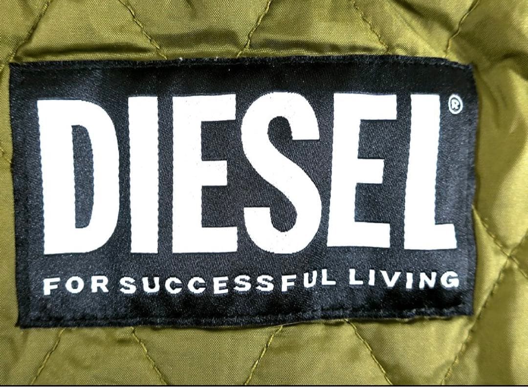 DIESEL ディーゼル ミリタリージャケット定価6.3万 オリーブL