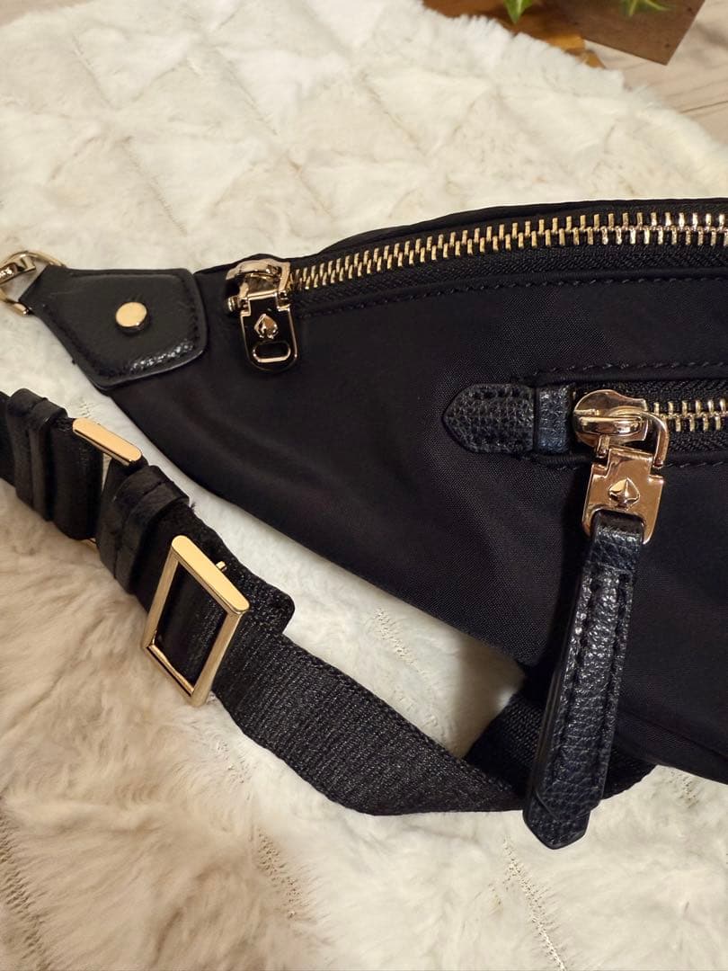 ♠︎ケイトスペード♠︎ 人気♡ ボディバッグ・ウエストポーチ・ブラック