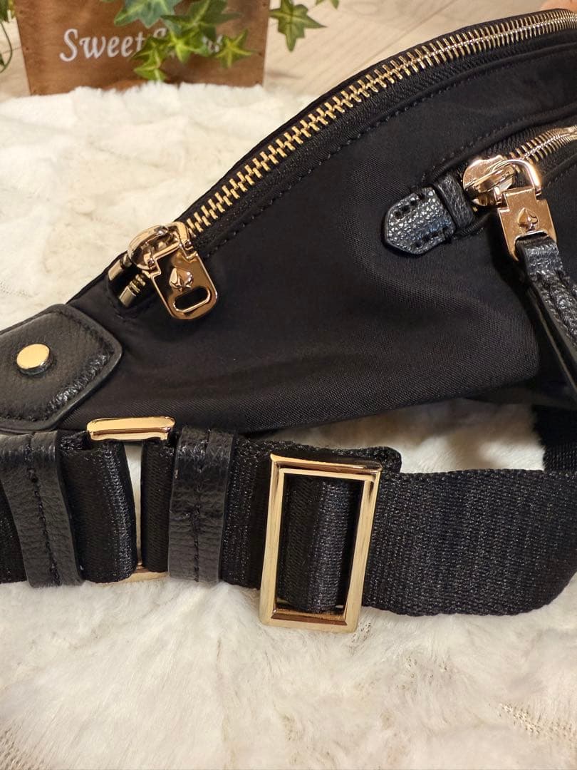 ♠︎ケイトスペード♠︎ 人気♡ ボディバッグ・ウエストポーチ・ブラック