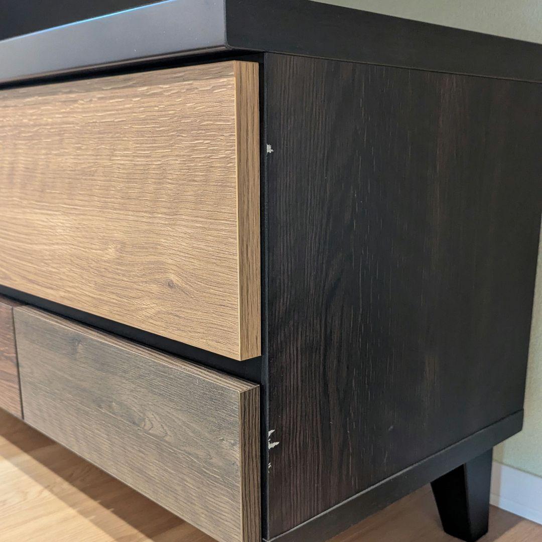 ニトリ　テレビ台(ローボードランダム140 LB DBR)