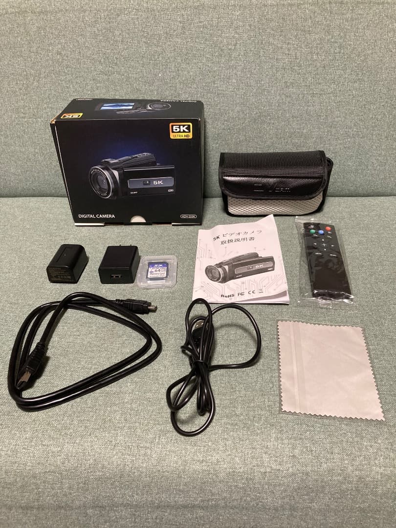 進化版 楽天市場1位獲得 ビデオカメラ 4K 5K/4800万画素