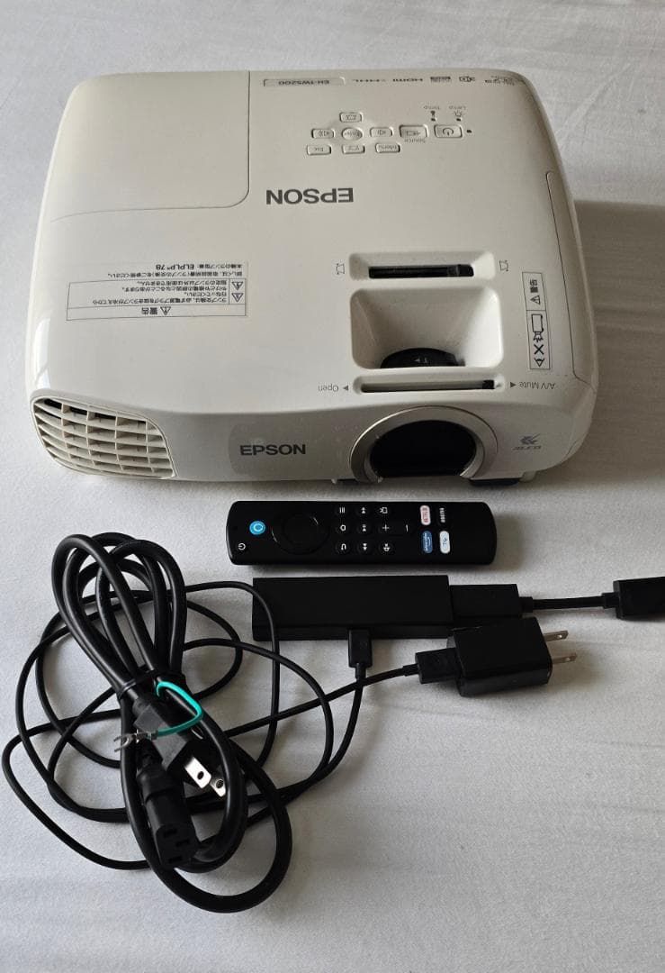 EPSON プロジェクター EH-TW5200+Amazon Fire TV