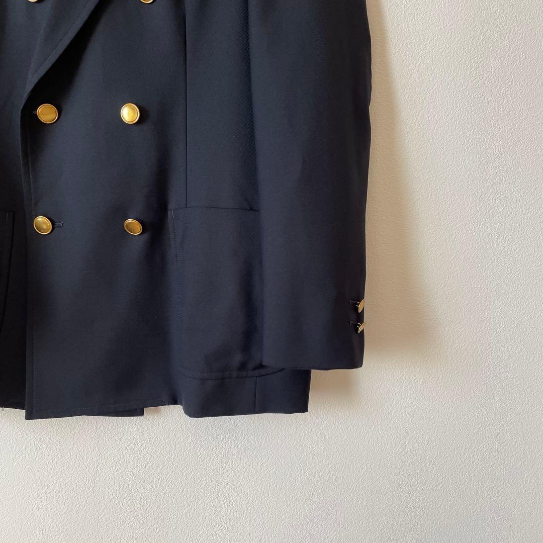 SHIPS ネイビー ダブル ブレザー ジャケット 紺ブレ Mサイズ