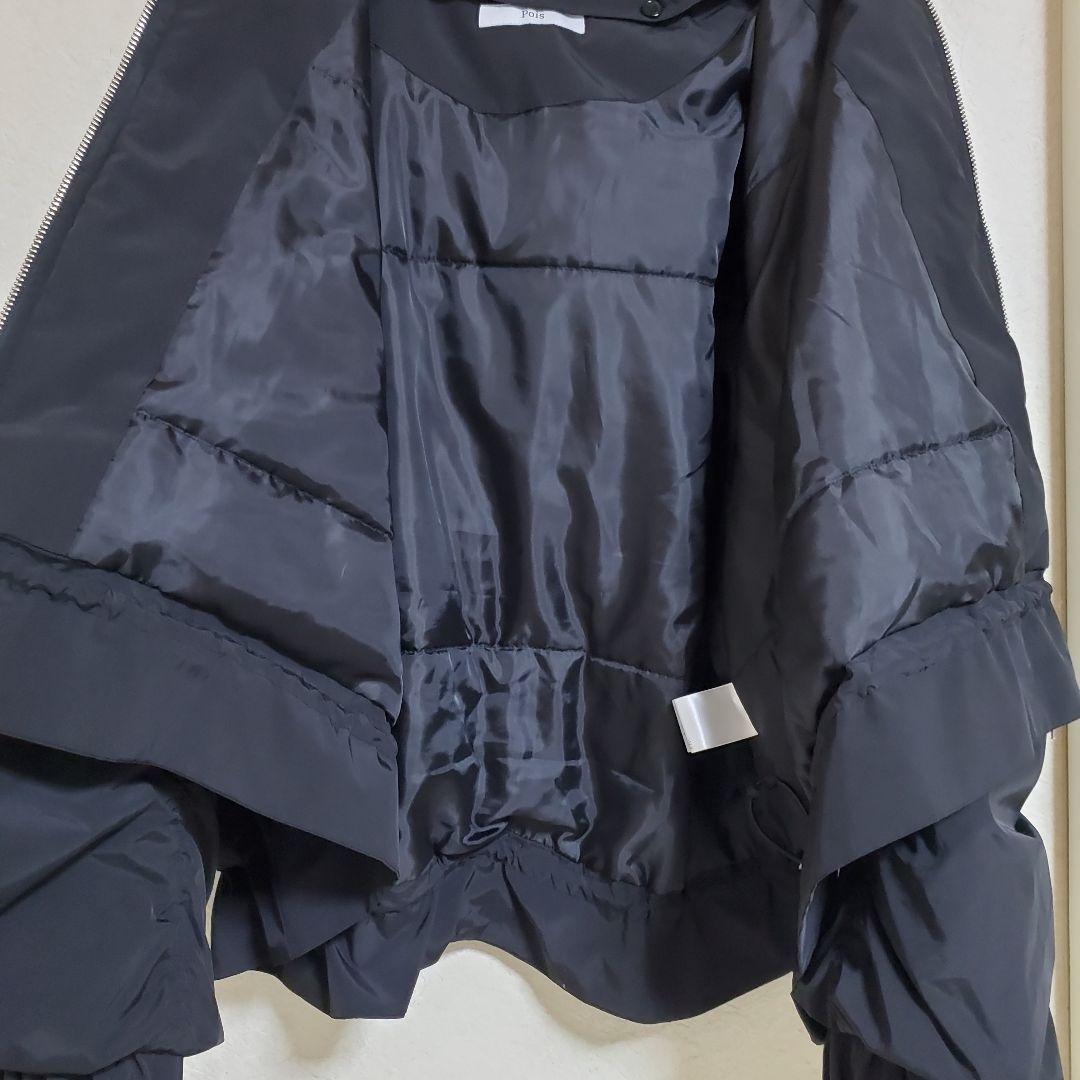 ‼️限定値下‼️美品‼️Pois ポワ　リボンブルゾン　ブラック