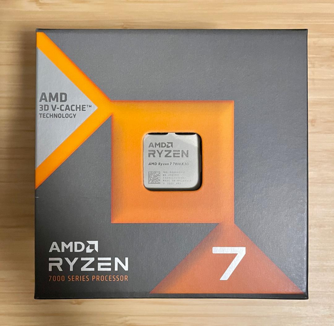 AMD Ryzen7 7800X3D 国内正規品