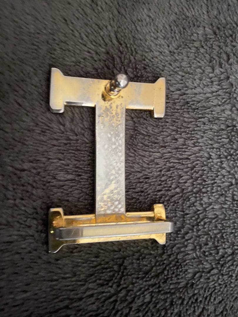 HERMES H型バックル ブラックレザーベルト