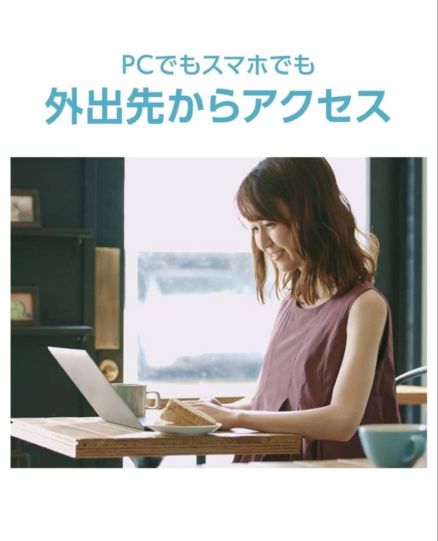 外付けハードディスク・ドライブ I-O DATA NAS 4TB HDL2-TA4/E