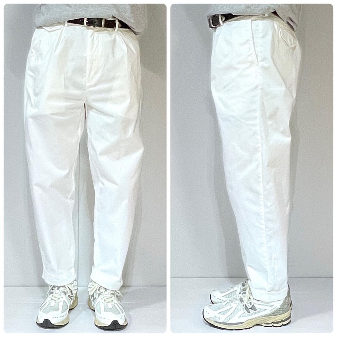 ポロラルフローレン W34 L30 ワンタック チノパン ホワイト WYNTON