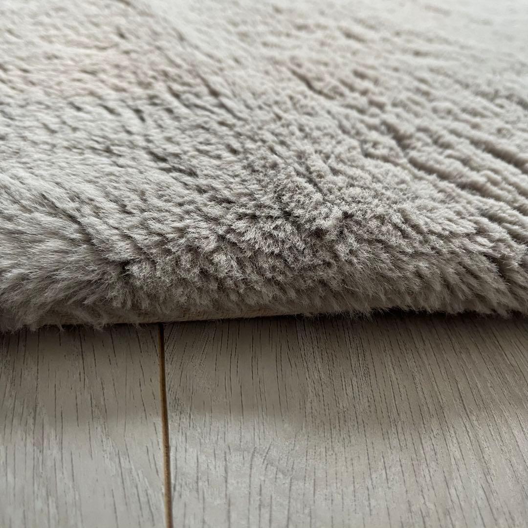 ニトリ ウサギラグ グレー 約200cm x 290cm