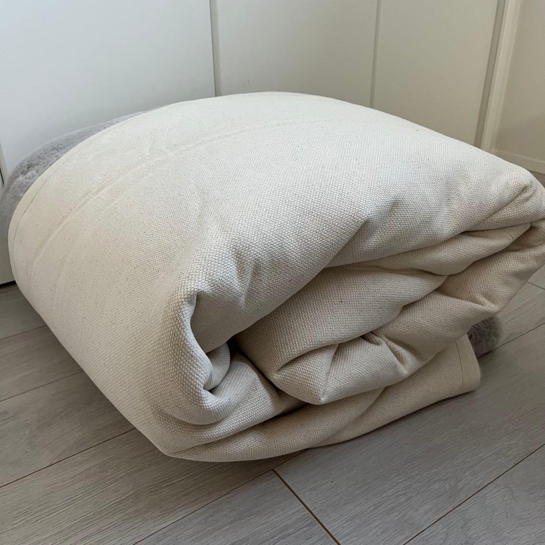 ニトリ ウサギラグ グレー 約200cm x 290cm