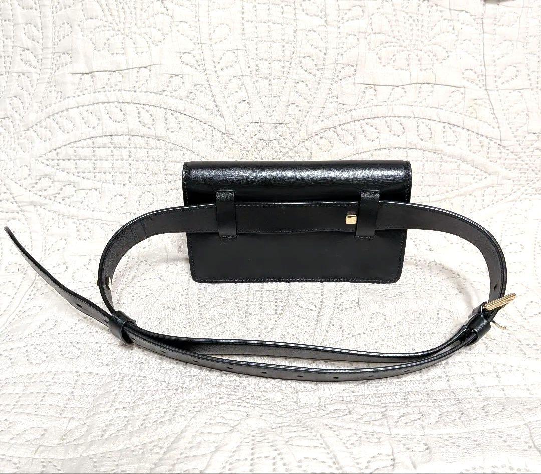 jimmy choo ボディバッグ　黒　ヴァレンヌ　ベルトバッグ　ジミーチュウ