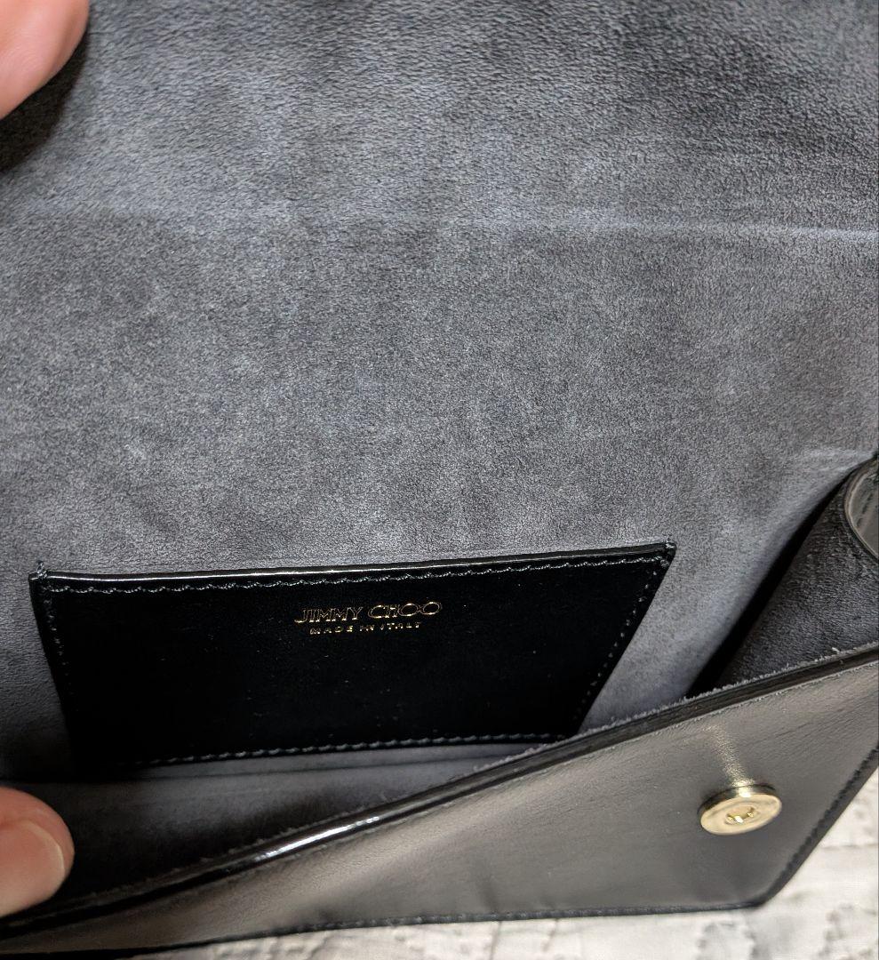 jimmy choo ボディバッグ　黒　ヴァレンヌ　ベルトバッグ　ジミーチュウ