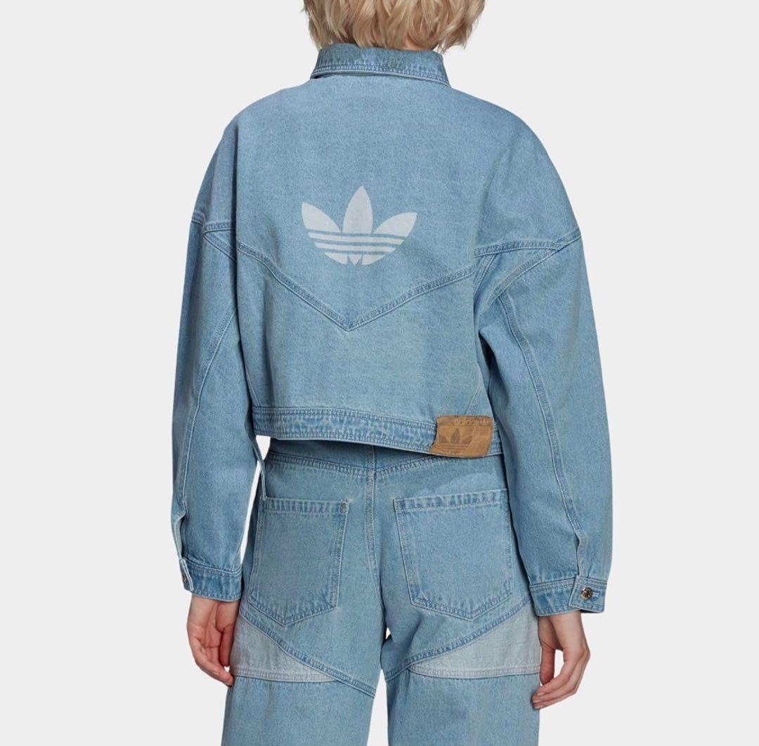 adidasデニムジャケットショート丈　adidasoriginals M