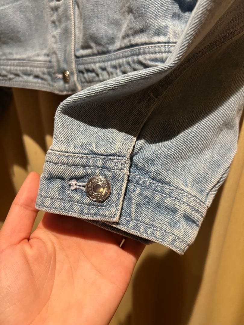 adidasデニムジャケットショート丈　adidasoriginals M