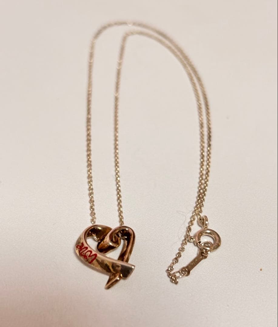 希少 ティファニー ハート LOVE SV925 限定