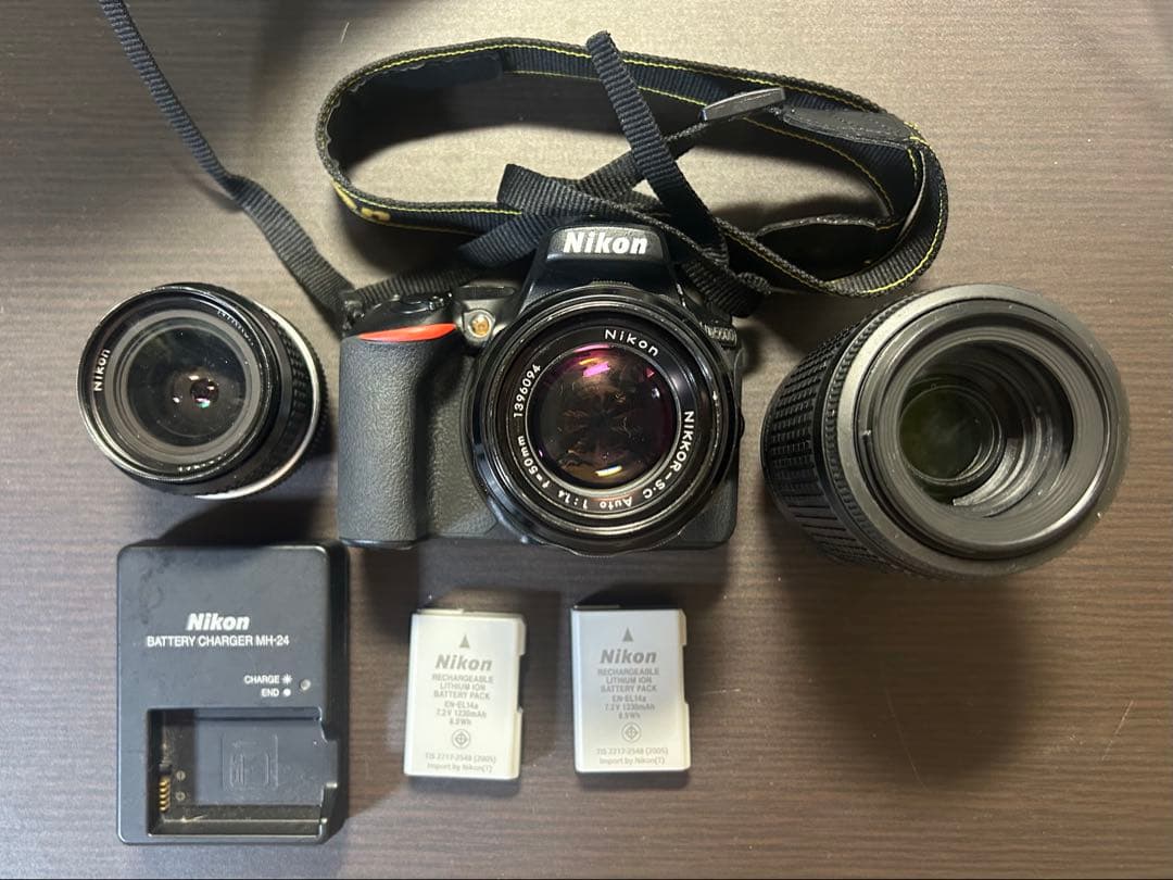 nikon ニコン D5600 一眼レフ カメラ ボディ レンズ3本セット