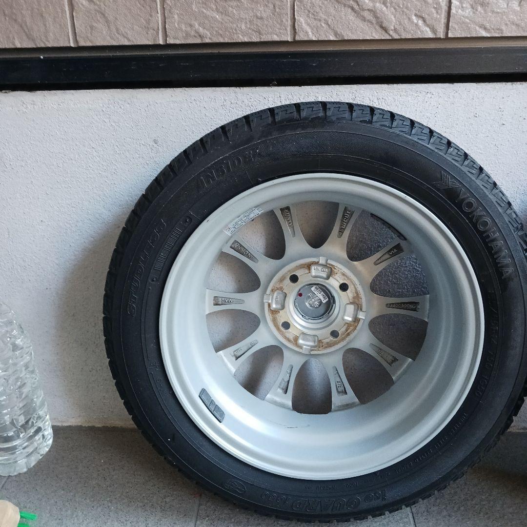 最終価格送料込みスノータイヤホイールセット(軽用)4本横浜タイヤ(即購入大歓迎)