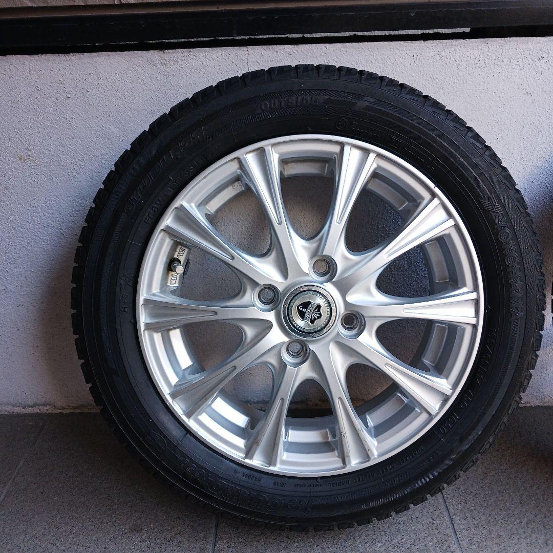 最終価格送料込みスノータイヤホイールセット(軽用)4本横浜タイヤ(即購入大歓迎)
