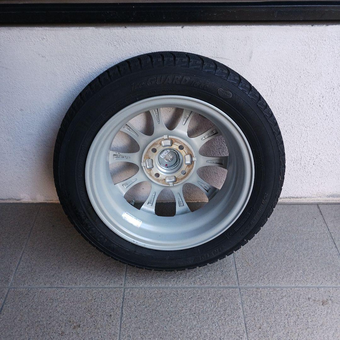 最終価格送料込みスノータイヤホイールセット(軽用)4本横浜タイヤ(即購入大歓迎)