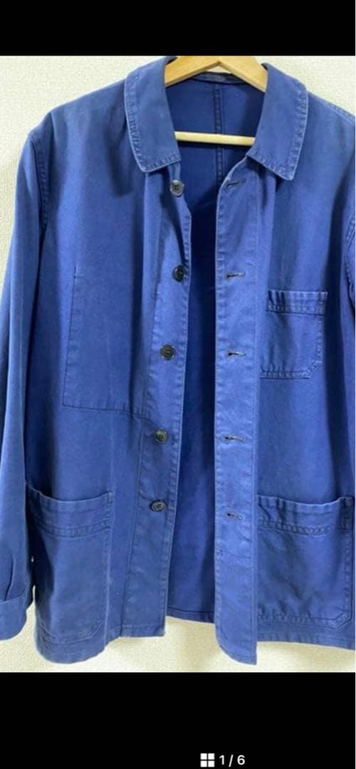 フレンチ ワーク 50s 60s ビンテージ ユーロ モールスキン フランス