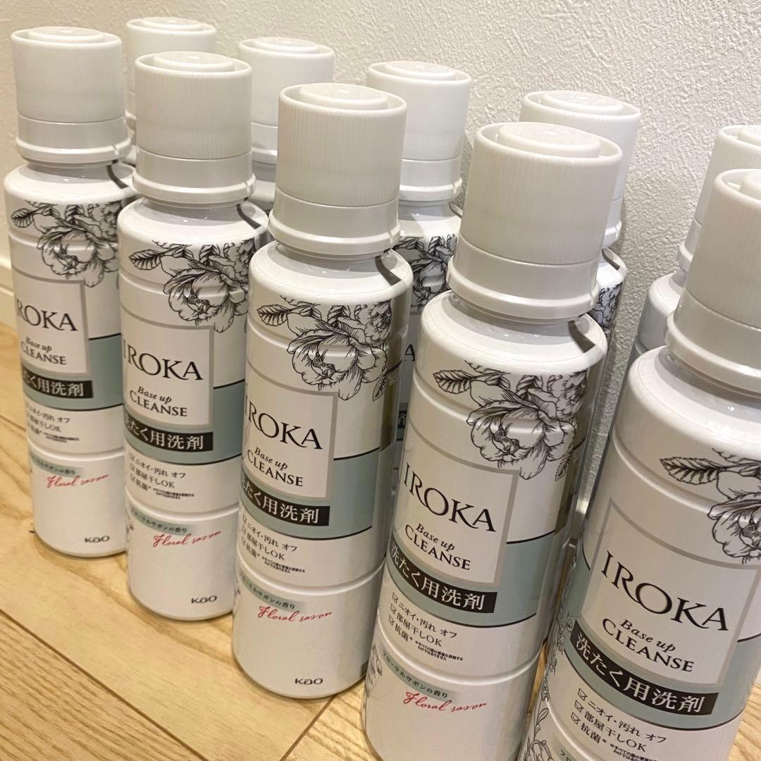 【売り尽くし】花王 IROKAベースアップクレンズ 600g×10本 洗濯用洗剤