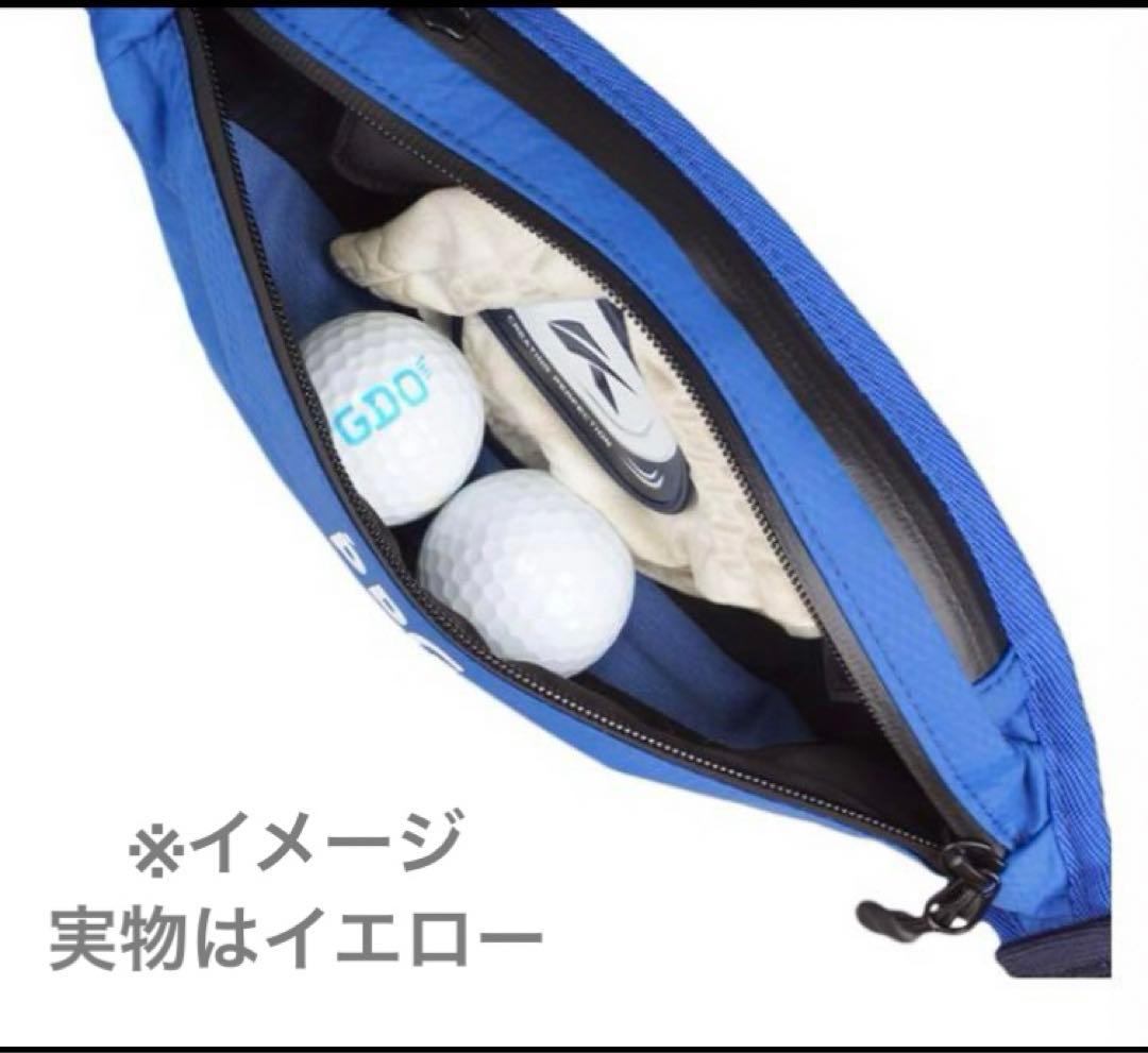 パーリーゲイツ ウエストポーチ　イエロー　新品未使用