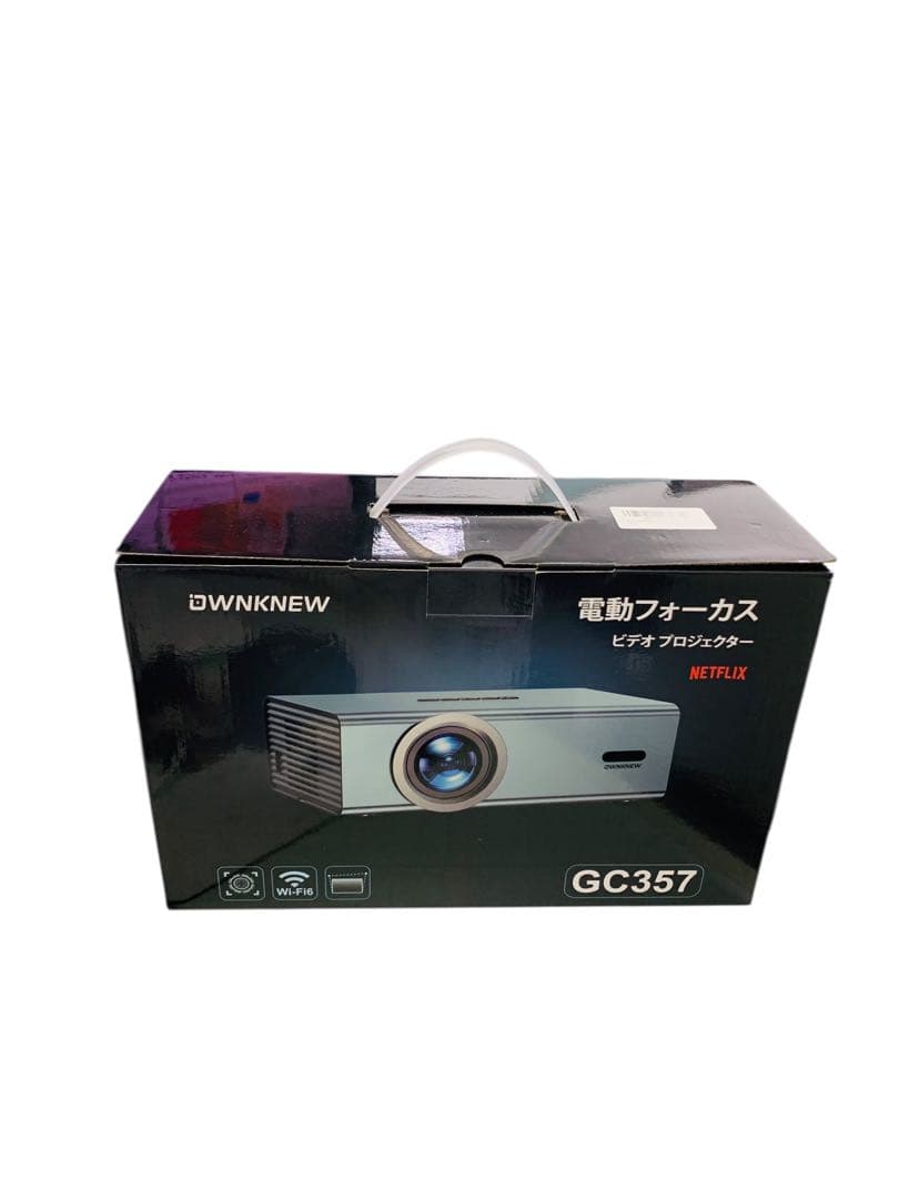【開封済・未使用】OWNKNEW GC357 プロジェクター 家庭用 高輝度