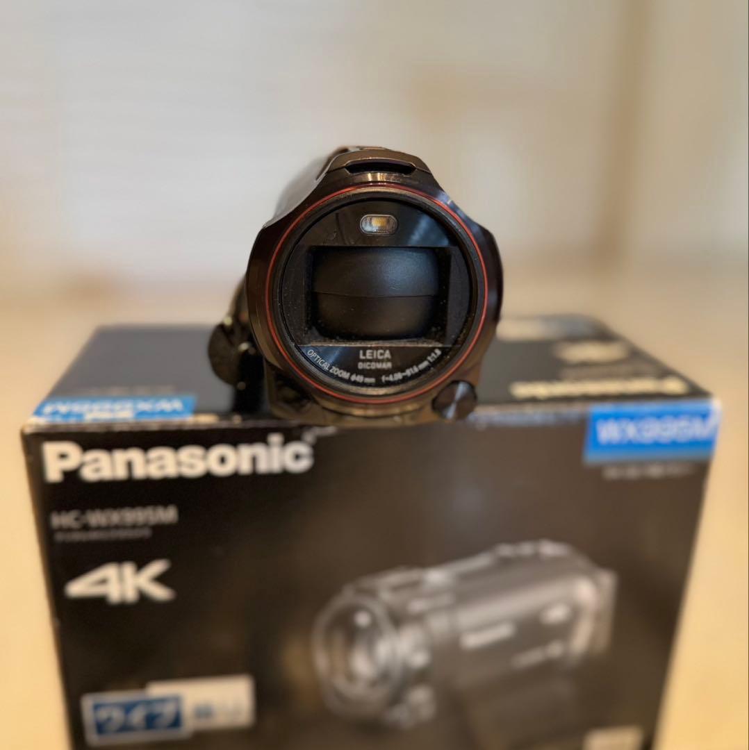 Panasonicパナソニック 4Kハイビジョンビデオカメラ HC-WX995M