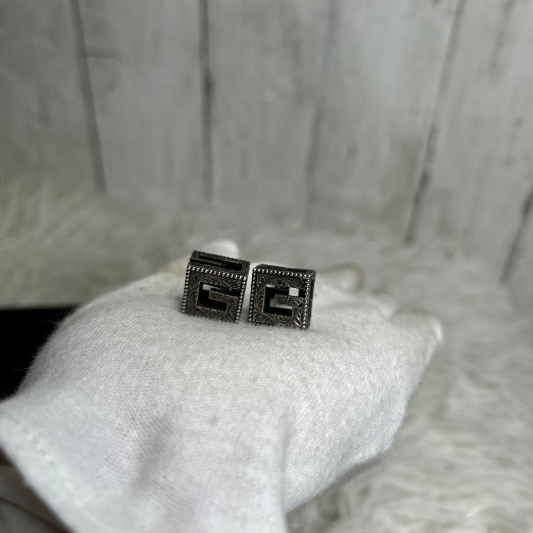 GUCCI Gキューブ カフリンクス　アクセサリー　 ネクタイピン・カフス