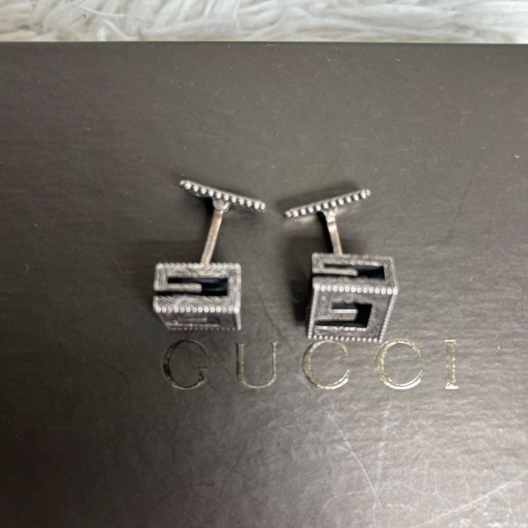 GUCCI Gキューブ カフリンクス　アクセサリー　 ネクタイピン・カフス