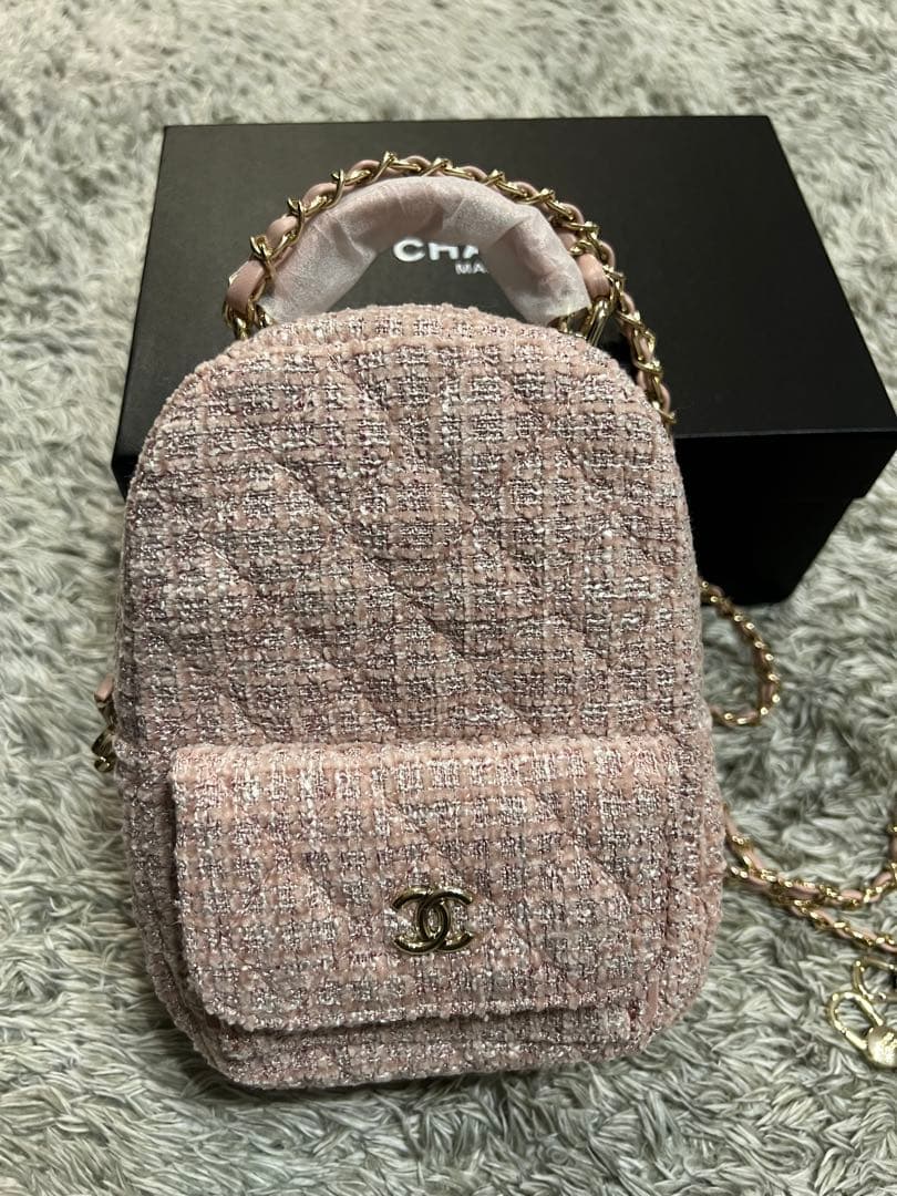CHANELシャネル ノベルティ　ミニリュック　ピンク