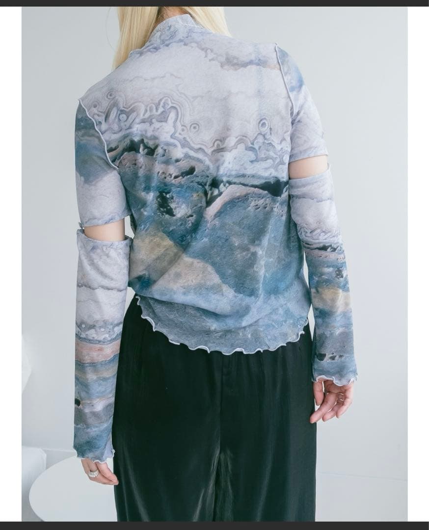 sahara 2way Mineral Photography Top グレー