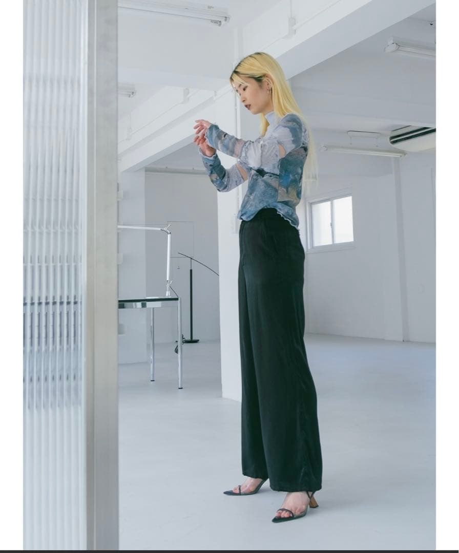 sahara 2way Mineral Photography Top グレー