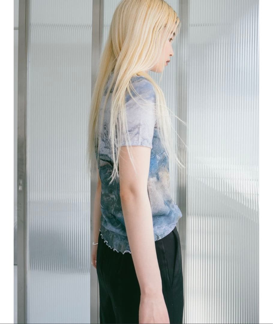 sahara 2way Mineral Photography Top グレー