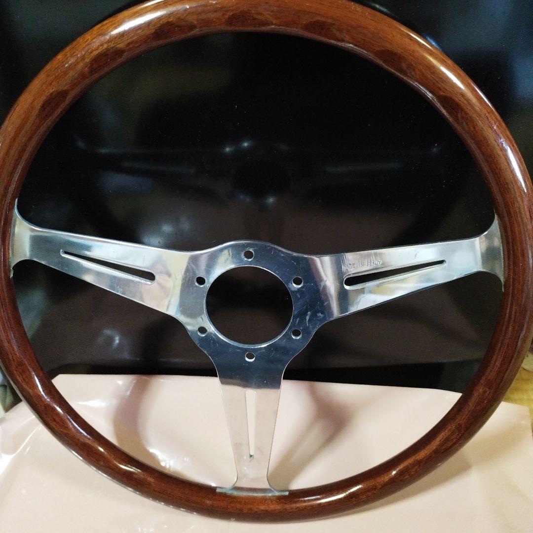 ウッドとメタルのステアリング