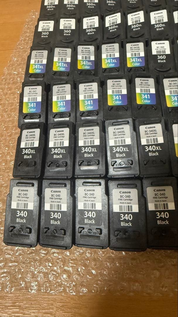 Canon 純正使用済みインクカートリッジ70個-3