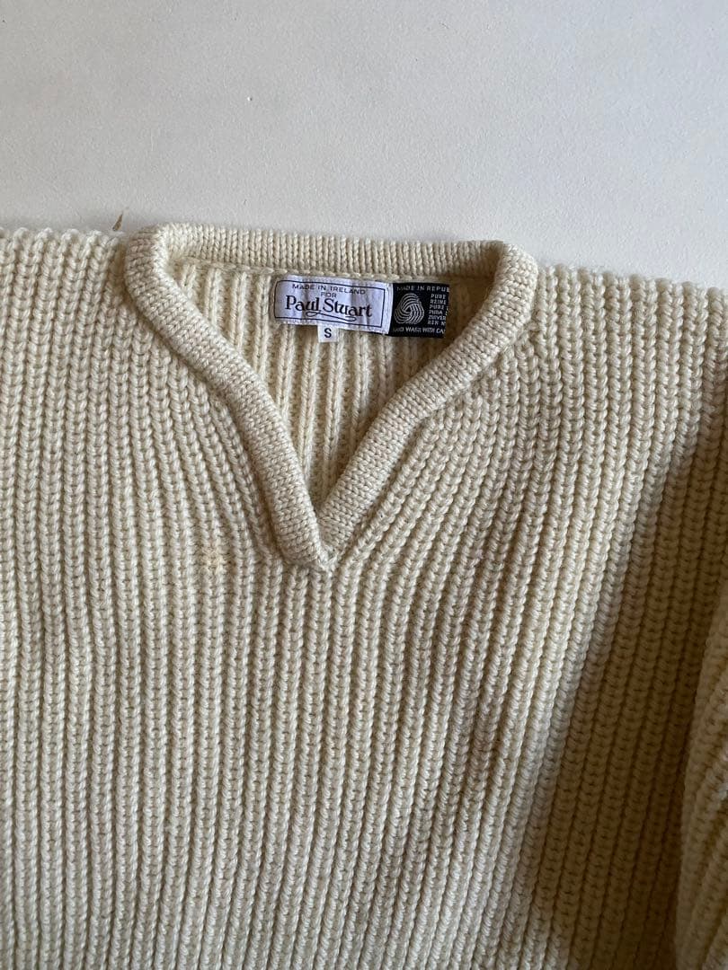 トップス 90s- paul stuart v neck sweater